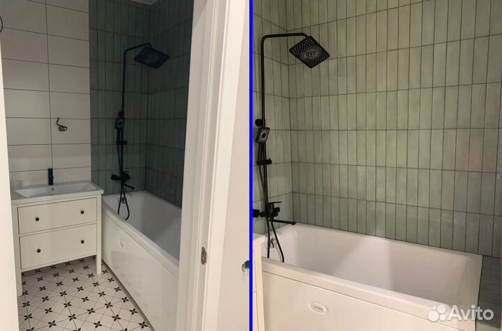 Ремонт ванной. Ремонт санузла за 200 тысяч