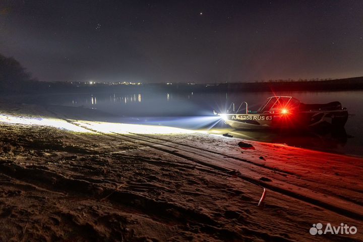 Фары для катера и лодки врезные LED светодиодные