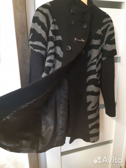 Пальто шерстяное 46 теплое Elvi