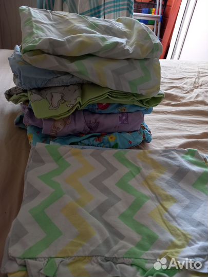 Детское постельное белье бу пакетом