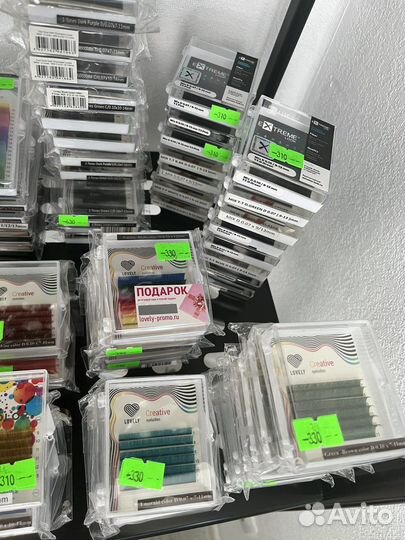 Ресницы для наращивания цветные