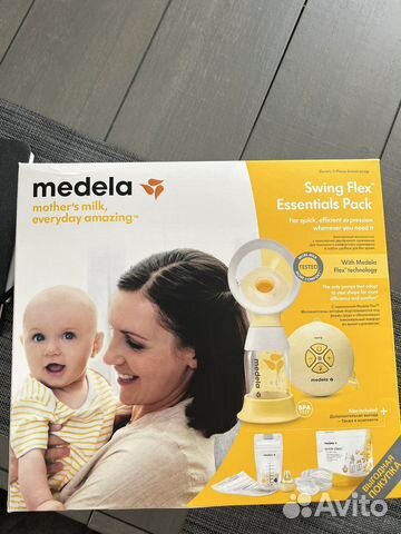 Молокоотсос medela swing flex электрический
