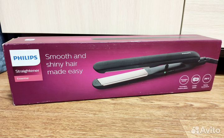 Выпрямитель для волос Philips, гарантия, новый