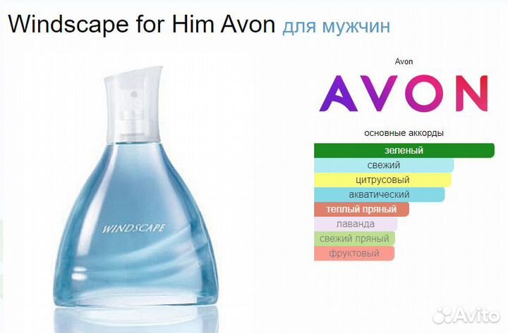 Windscape Avon женские и мужские