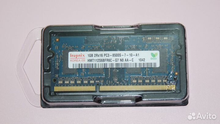 Оперативная память sodimm DDR3 1gb (1,5 вольта)