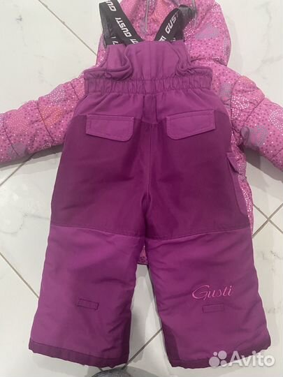 Зимний костюм для девочки 92