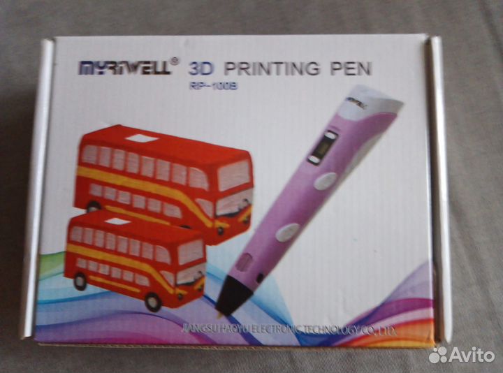 3D ручка проводная+пластик