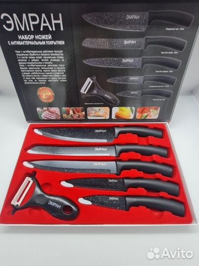 Набор кухонных ножей эмран 6 предметов