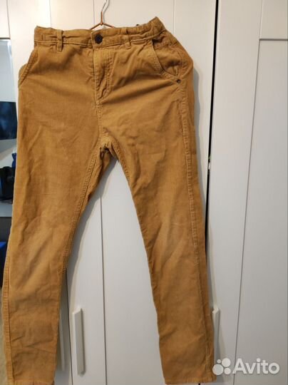 Брюки zara велвет