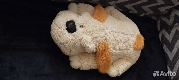 Большая мягкая игрушка собака