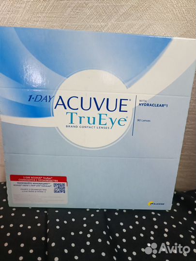 Контактные линзы acuvue 1-Day TruEye 90 штук