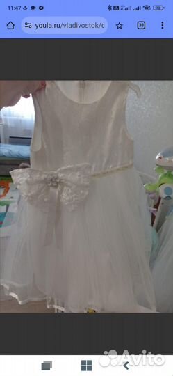 Продам красивое платье для девочки рост 116