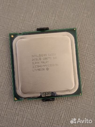 Intel Core 2 Duo E6550 рабочий