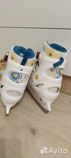 Коньки раздвижные, Nordway, размер 34-37