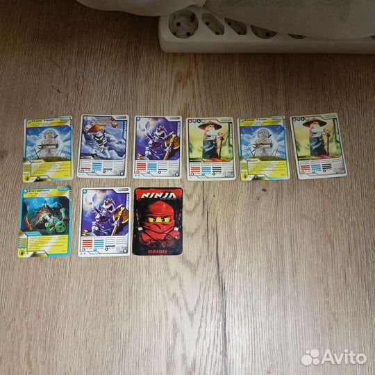 Карточки lego ninjago