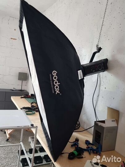 Фотоаппаратура, свет, фон хромакей, штатив