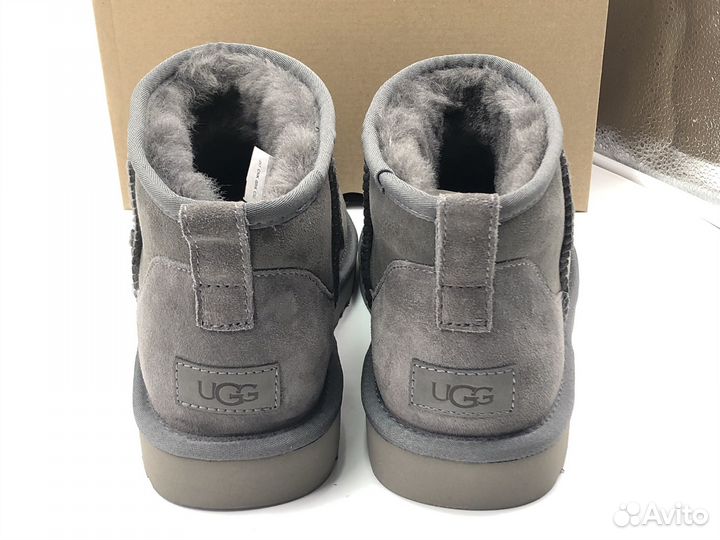 Угги Мужские Ugg Classic Ultra Mini Grey