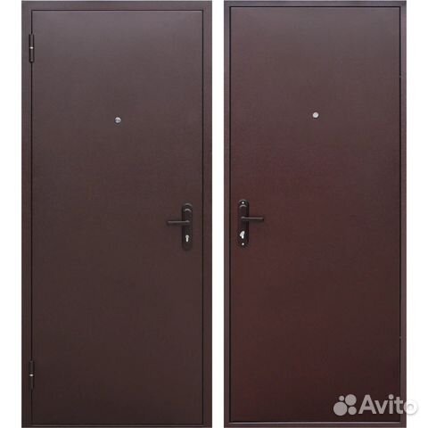 Дверь метал Стройгост 5 Металл/Металл 860х2050L