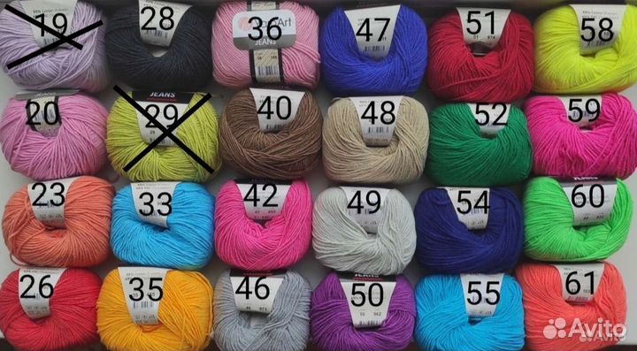 Пряжа хлопок/полухлопок