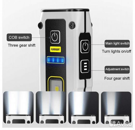 Фонарь светодиодный, многофункциональный