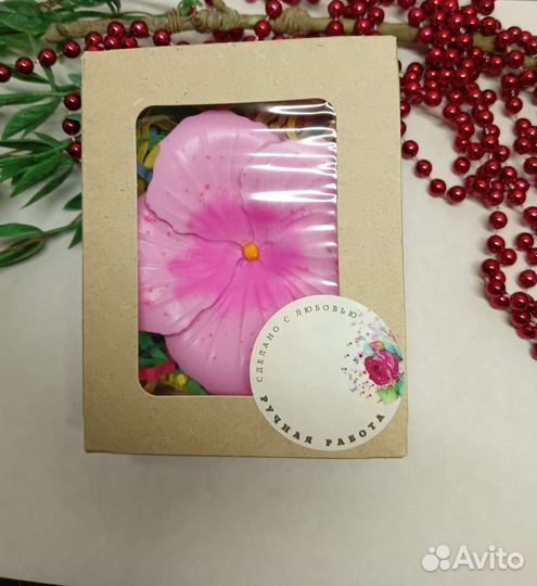 Мыло цветок