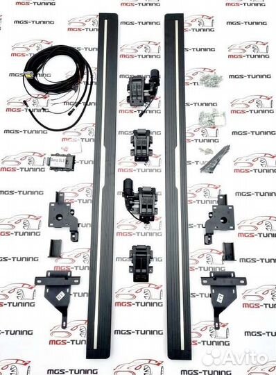 Выдвижные пороги Mercedes GLE v167 гле подножки