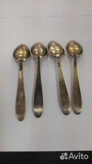 Чайные ложки серебро 875