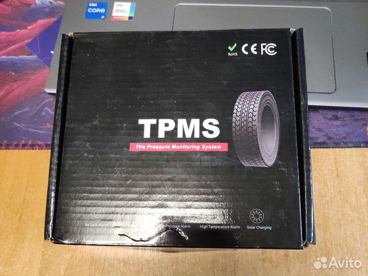 Tpms 6 внешних датчиков до 8 атм