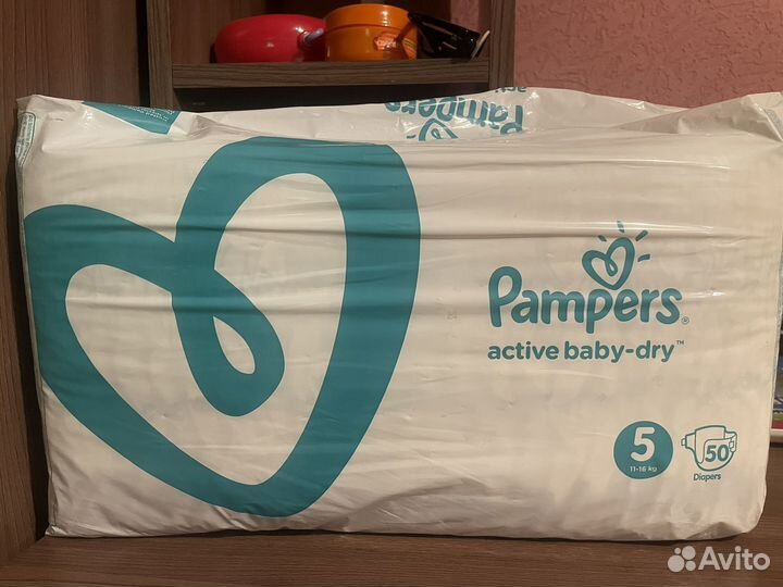 Подгузники памперс 5