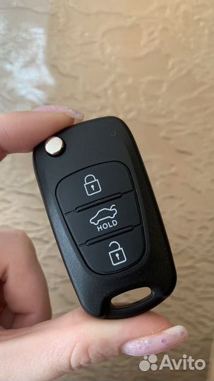 Корпус выкидного ключа hyundai, kia