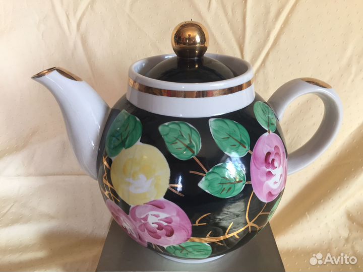 Чайник доливочный фарфоровый 4 л. СССР, ретро