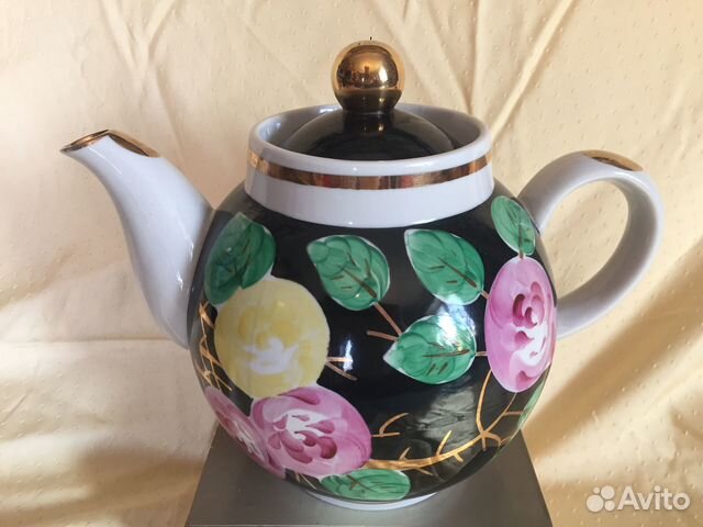 Чайник доливочный фарфоровый 4 л. СССР, ретро