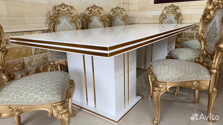 Стол Бостон/стул силик