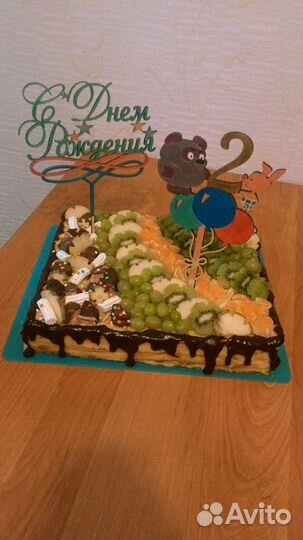 Топпер в торт, дерево