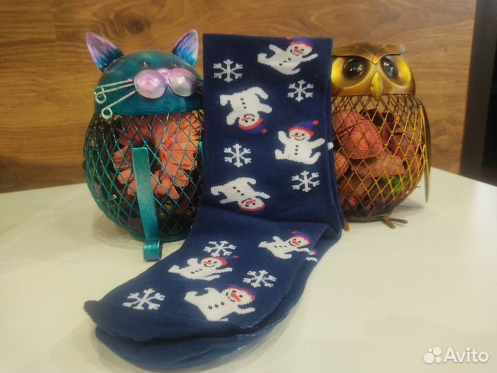 Новогодние зимние носки