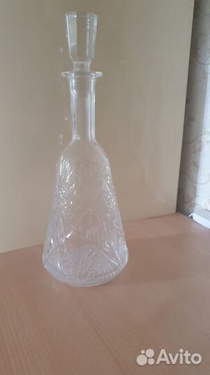 Хрустальная водочница СССР