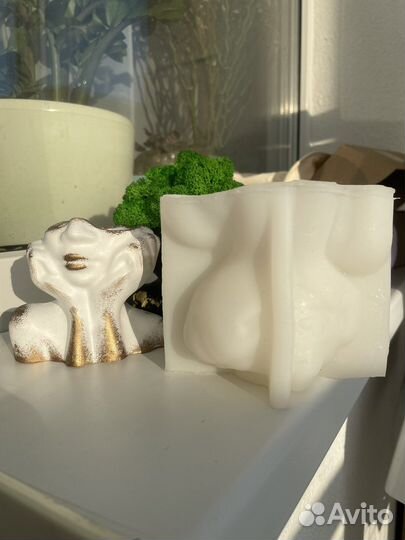 Силиконовый молд, форма для гипса Девушка