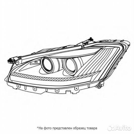Фара головного света левая MB Actros, Axor