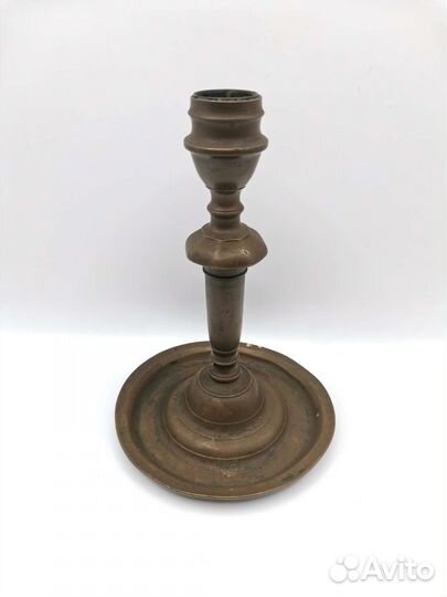 Подсвечник Латунь на одну свечу 17 см