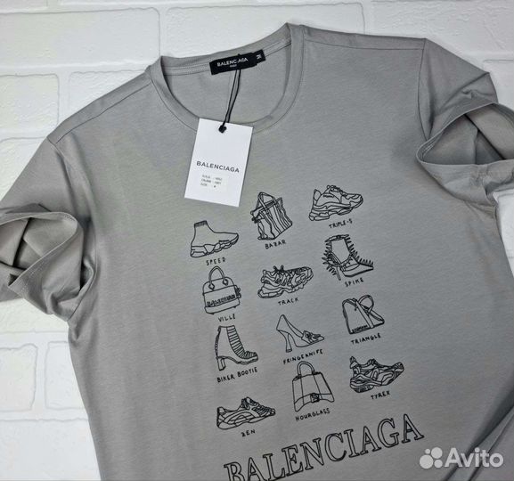 Мужская Футболка Balenciaga новые