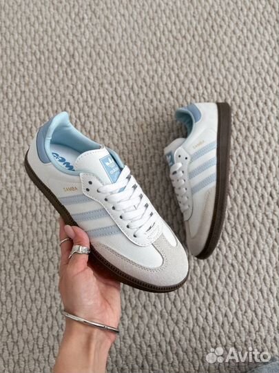 Adidas samba og halo blue