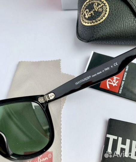 Солнцезащитные очки ray ban wayfarer 54 зеленый