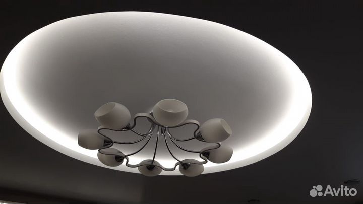 Натяжные потолки любой сложности