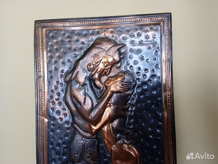 Панно, чеканка, картина из меди