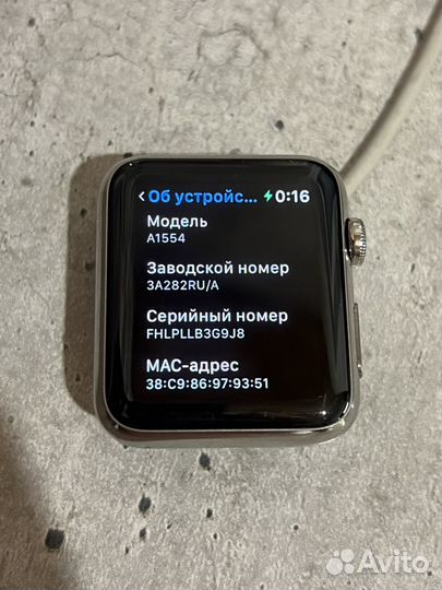 Часы apple watch 1 42mm