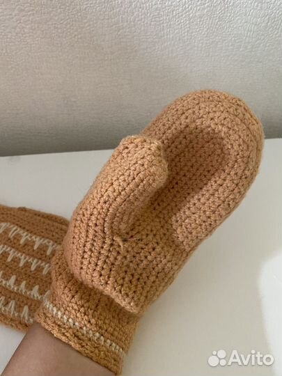 Варежки ручной работы