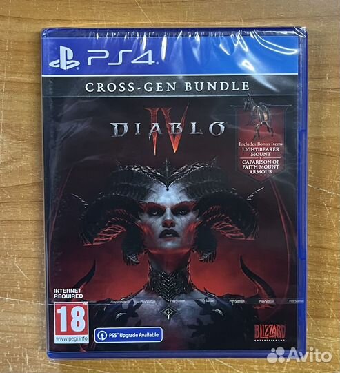 PS4 Diablo 4 / Дьябло 4 (новый, на русском)