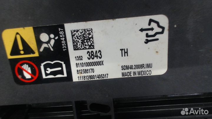 Блок управления airbag Chevrolet Malibu, 2018
