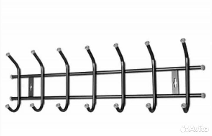 Вешалка настенная металлическая