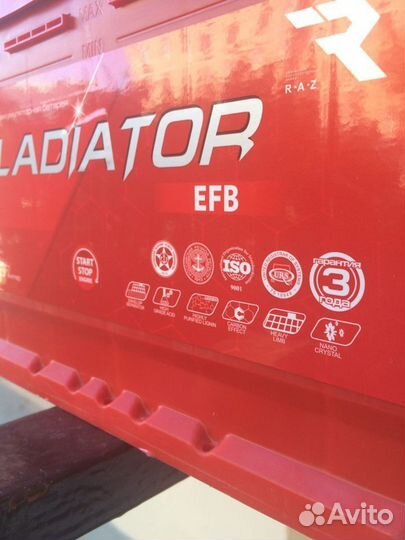 Аккумулятор Gladiator 77 EFB 770 Пусковой
